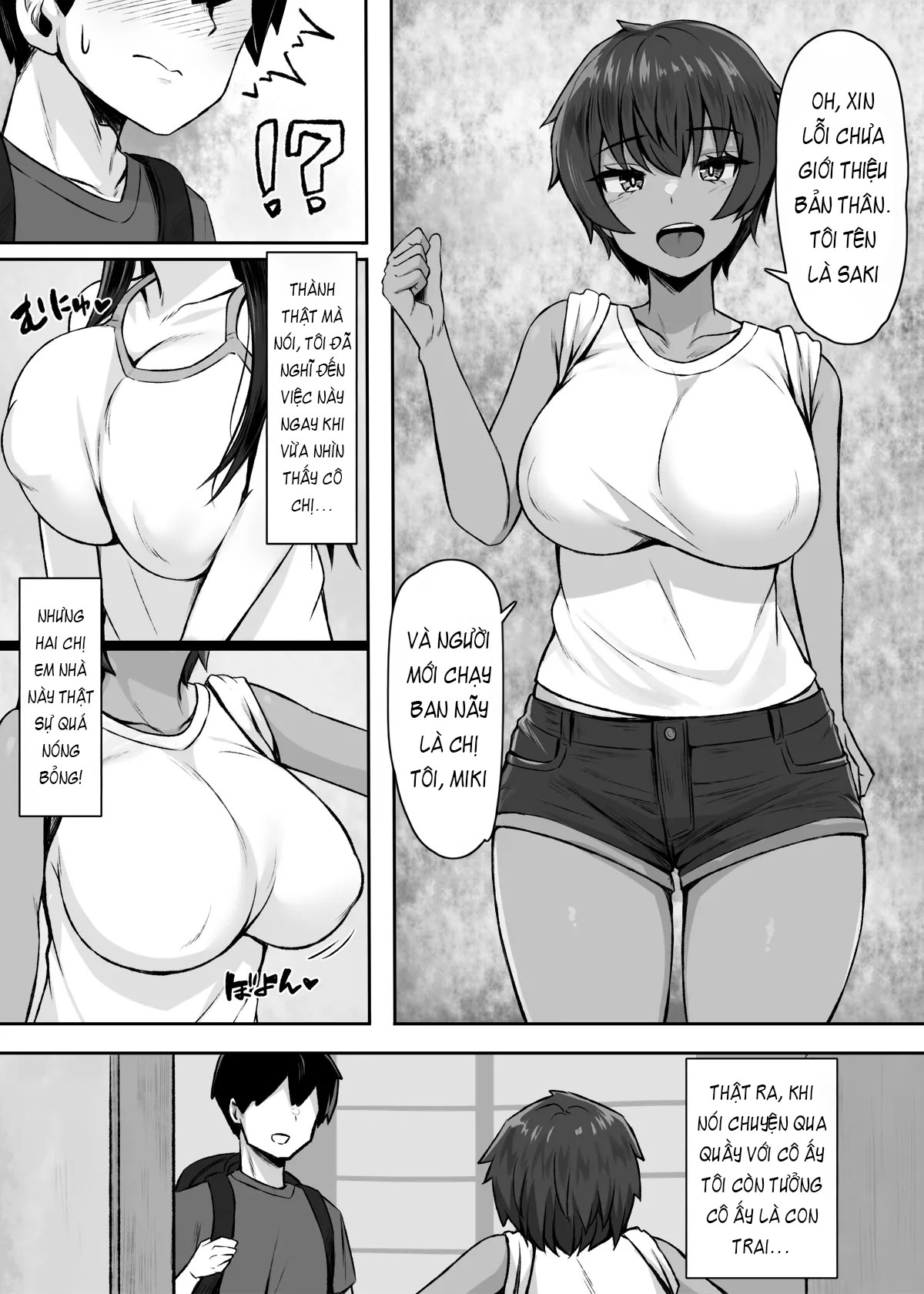 HentaiVN.net - Ảnh 6 - Hai Chị Em Ở Quán Trọ Quá Cởi Mở Trong Việc Làm Tình - Chap 1