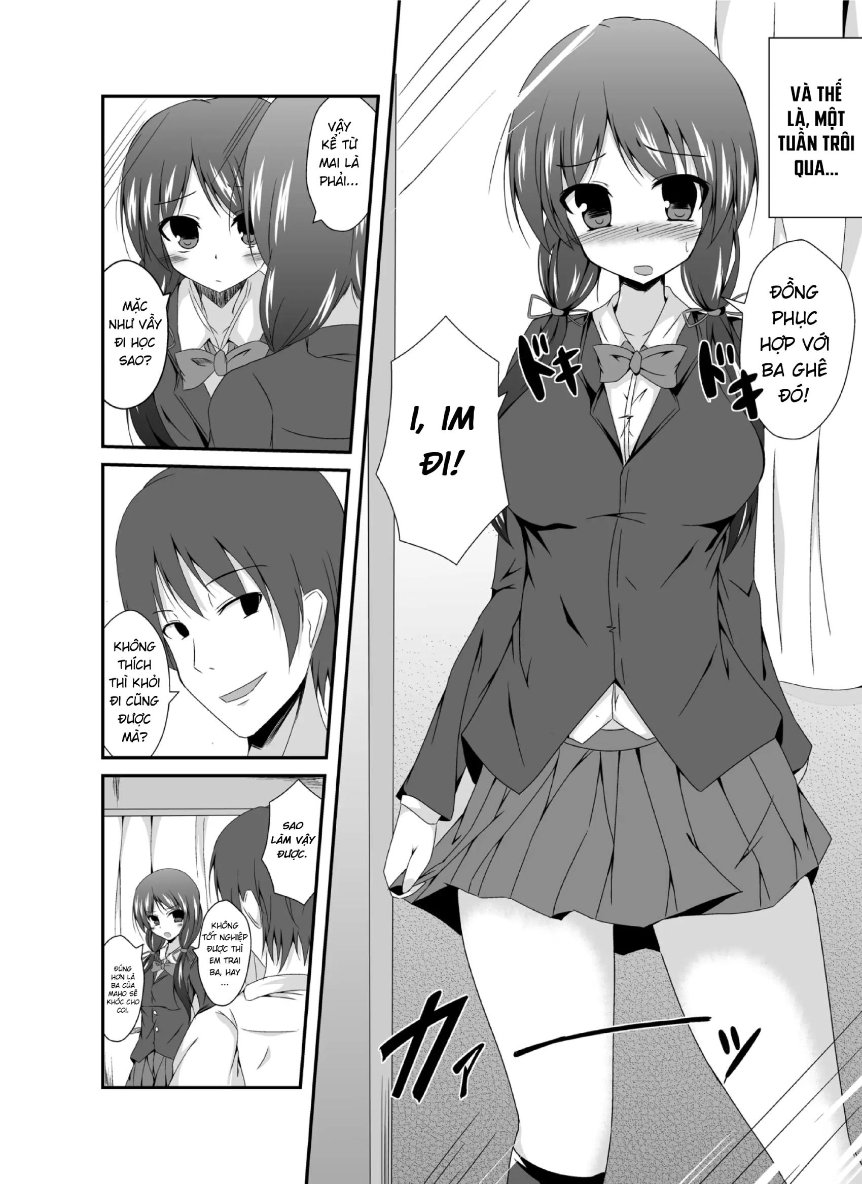 HentaiVN.net - Ảnh 12 - Không phải ba nói muốn thấy mặt cháu hả ba? - Chap 1