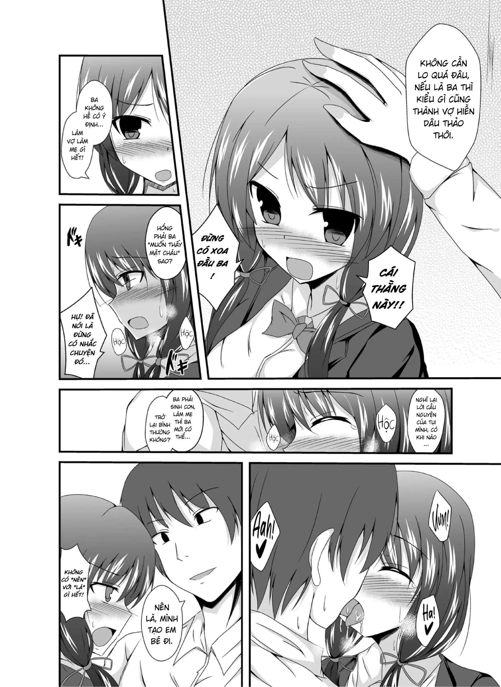 HentaiVN.net - Ảnh 18 - Không phải ba nói muốn thấy mặt cháu hả ba? - Chap 1