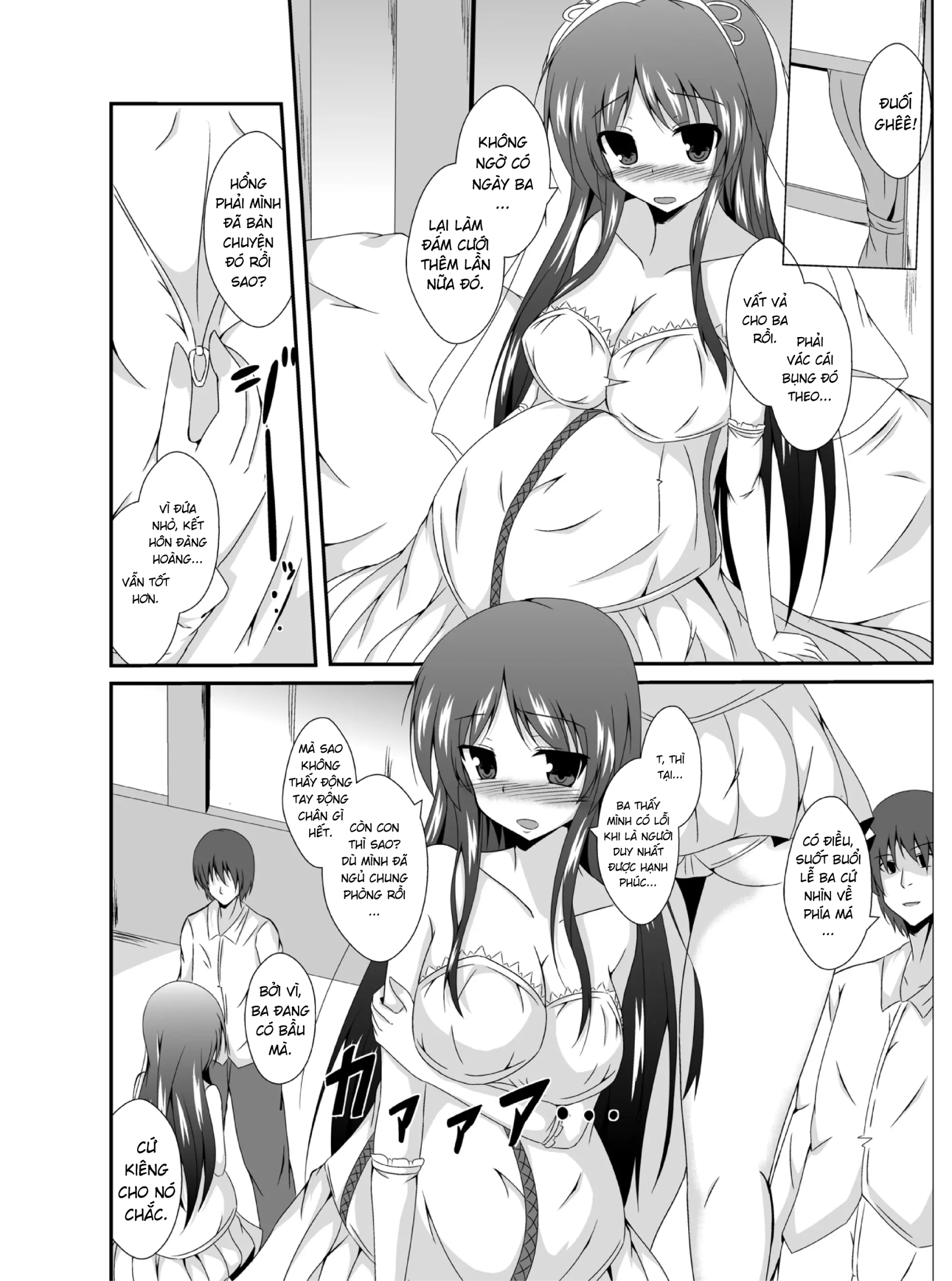 HentaiVN.net - Ảnh 30 - Không phải ba nói muốn thấy mặt cháu hả ba? - Chap 1