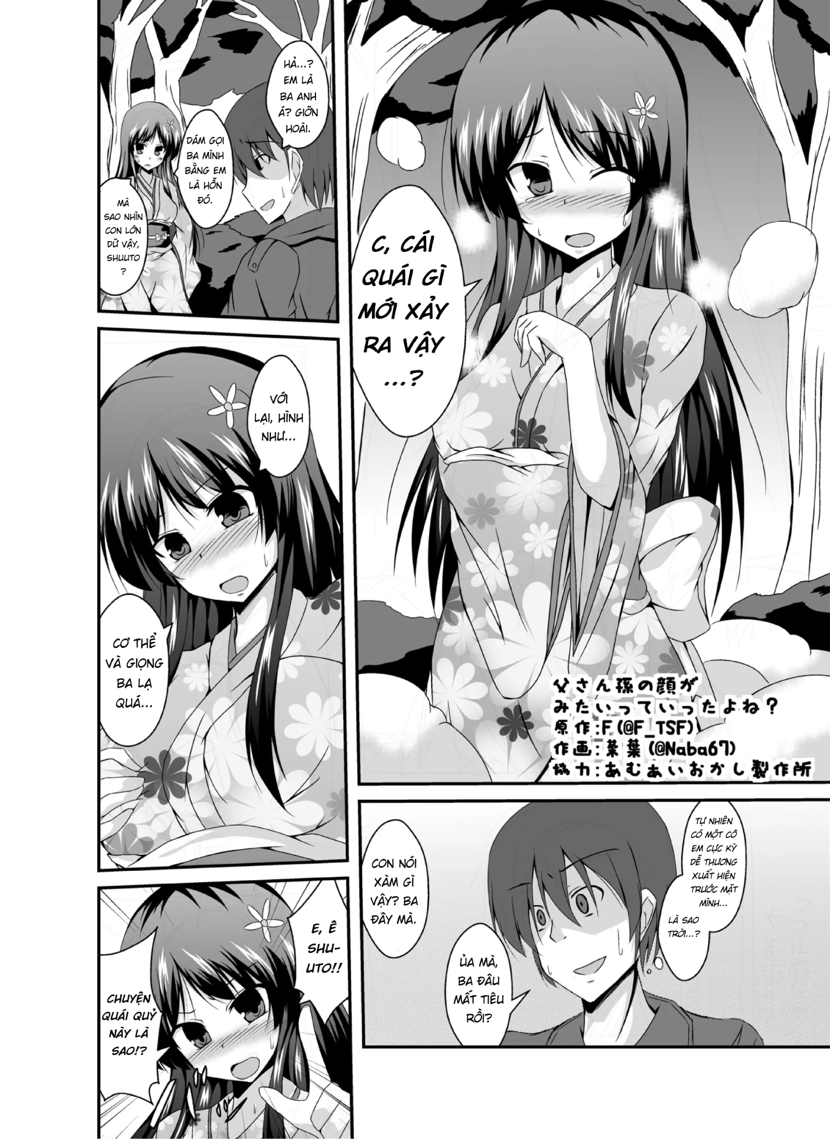 HentaiVN.net - Ảnh 4 - Không phải ba nói muốn thấy mặt cháu hả ba? - Chap 1