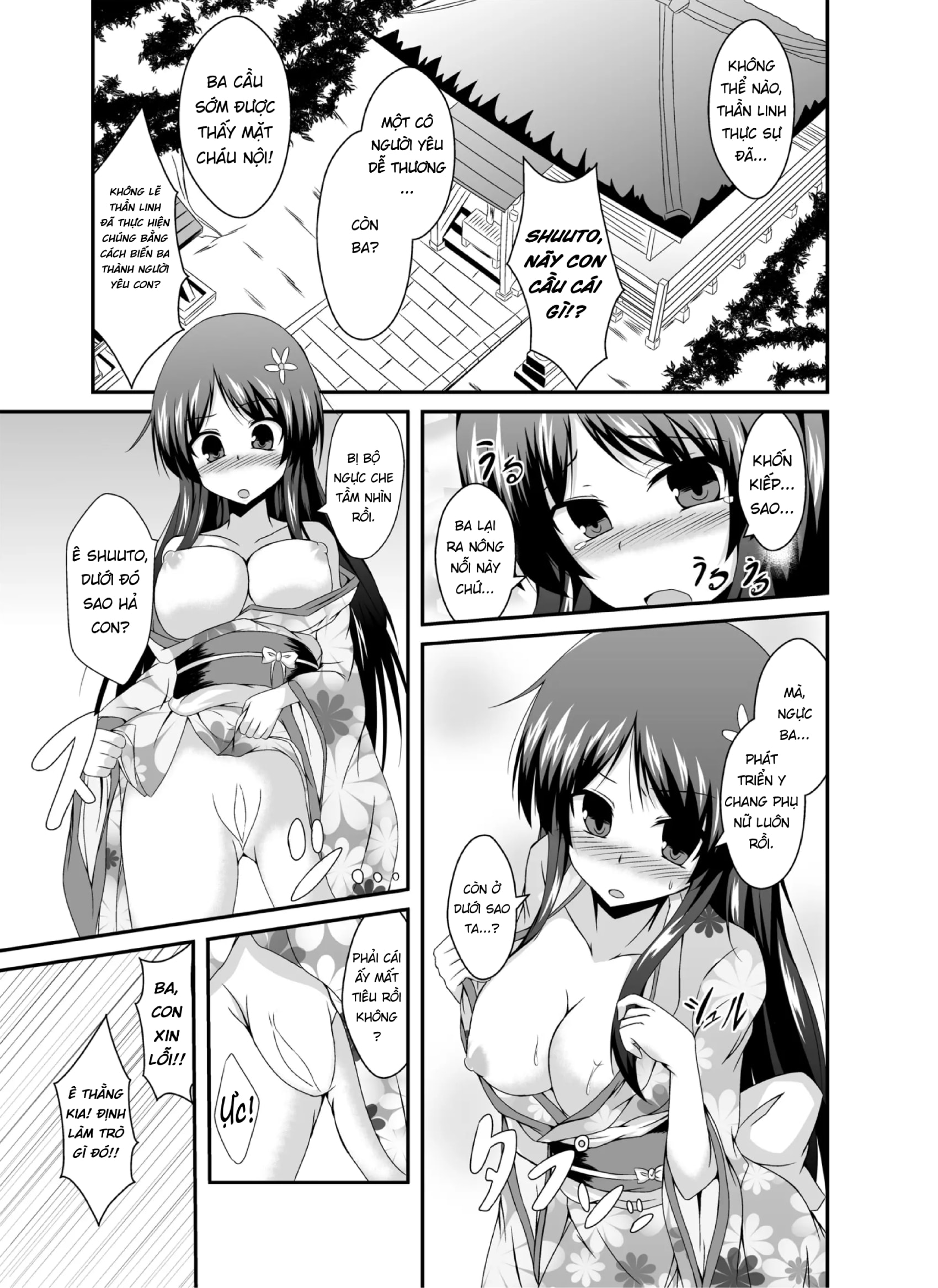 HentaiVN.net - Ảnh 5 - Không phải ba nói muốn thấy mặt cháu hả ba? - Chap 1