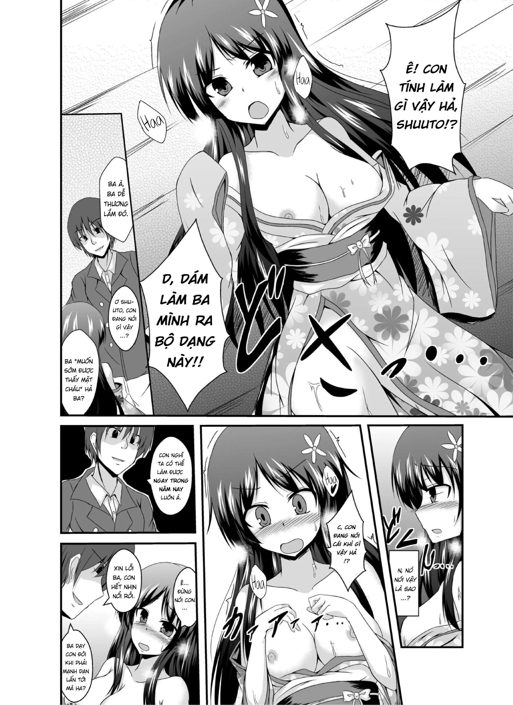 HentaiVN.net - Ảnh 6 - Không phải ba nói muốn thấy mặt cháu hả ba? - Chap 1