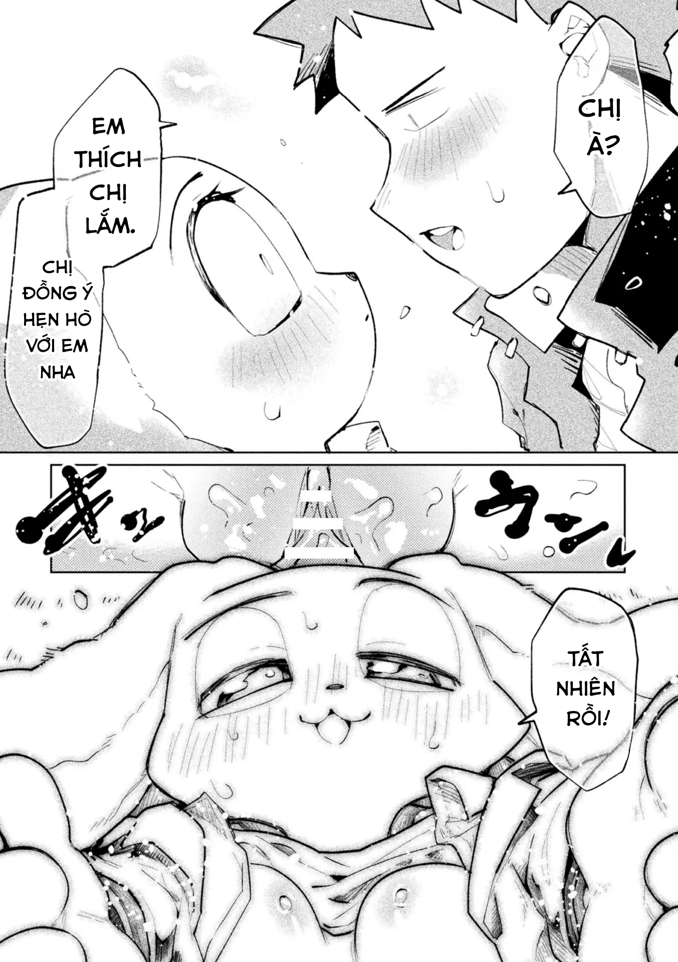 HentaiVN.net - Ảnh 15 - Em thỏ hàng xóm nhà bên - Chap 1