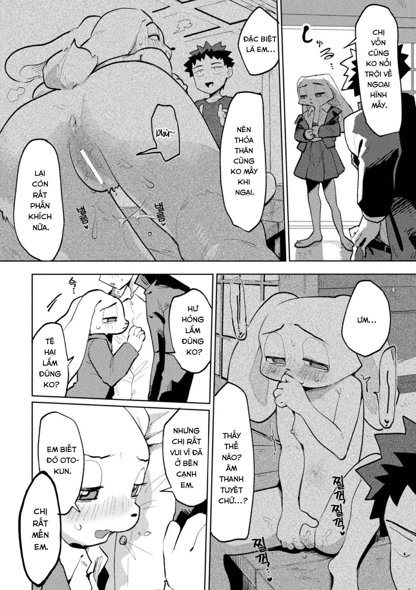 HentaiVN.net - Ảnh 9 - Em thỏ hàng xóm nhà bên - Chap 1