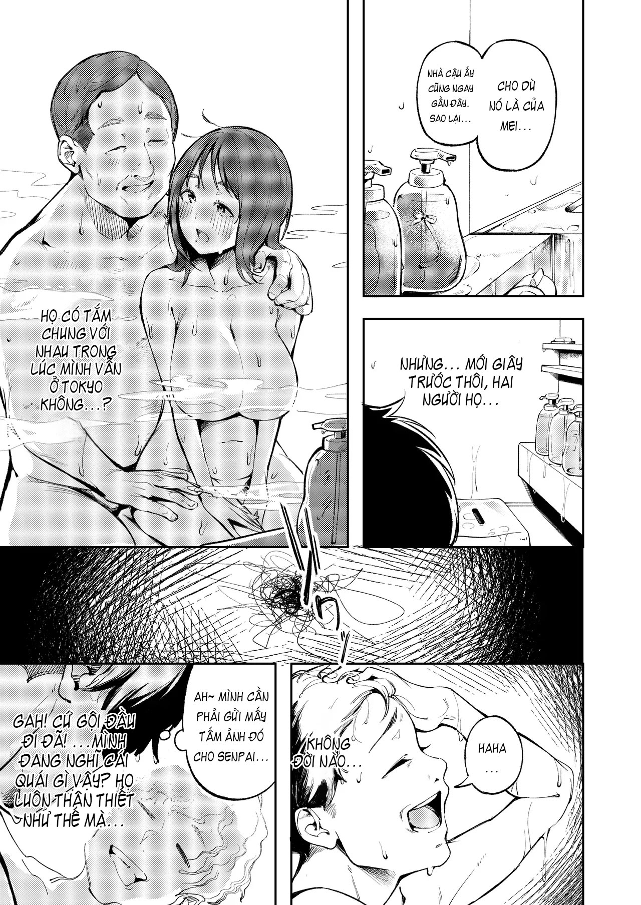 HentaiVN.net - Ảnh 9 - Khi Tôi Trở Về Nhà Sau Quãng Thời Gian Dài, Bạn Thơ Ấu Đã Trở Thành Của Bố Tôi - Chap 1