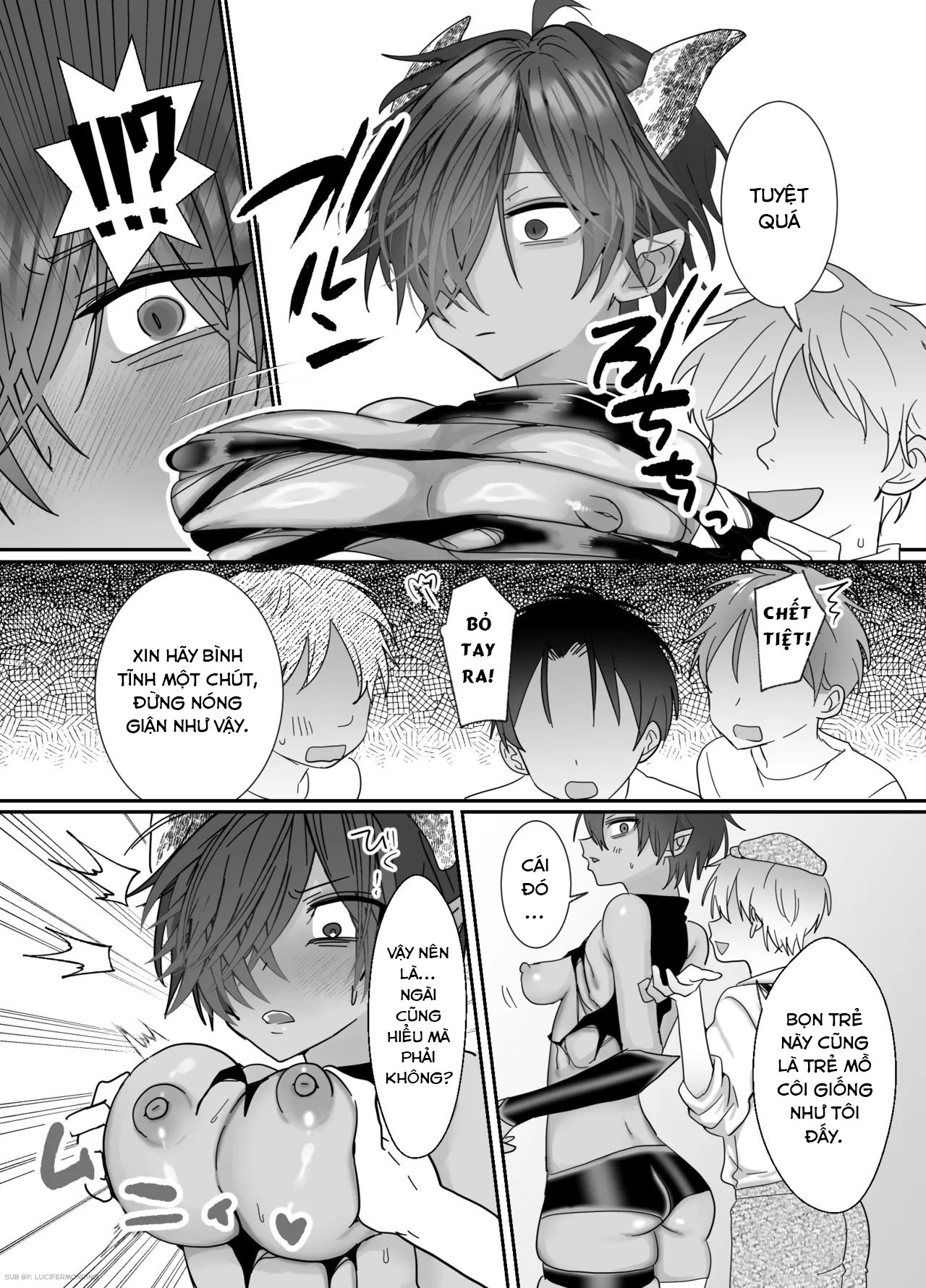 HentaiVN.net - Ảnh 15 - [おなすとろとろ(ポッチーマ)] クソガキに召喚されてHな奴○になりました。 - Chap 1