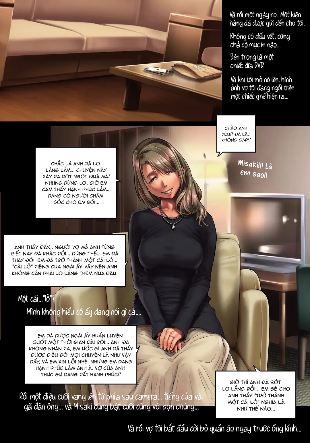 HentaiVN.net - Ảnh 4 - Video thú tội của người vợ mất tích - Chap 1