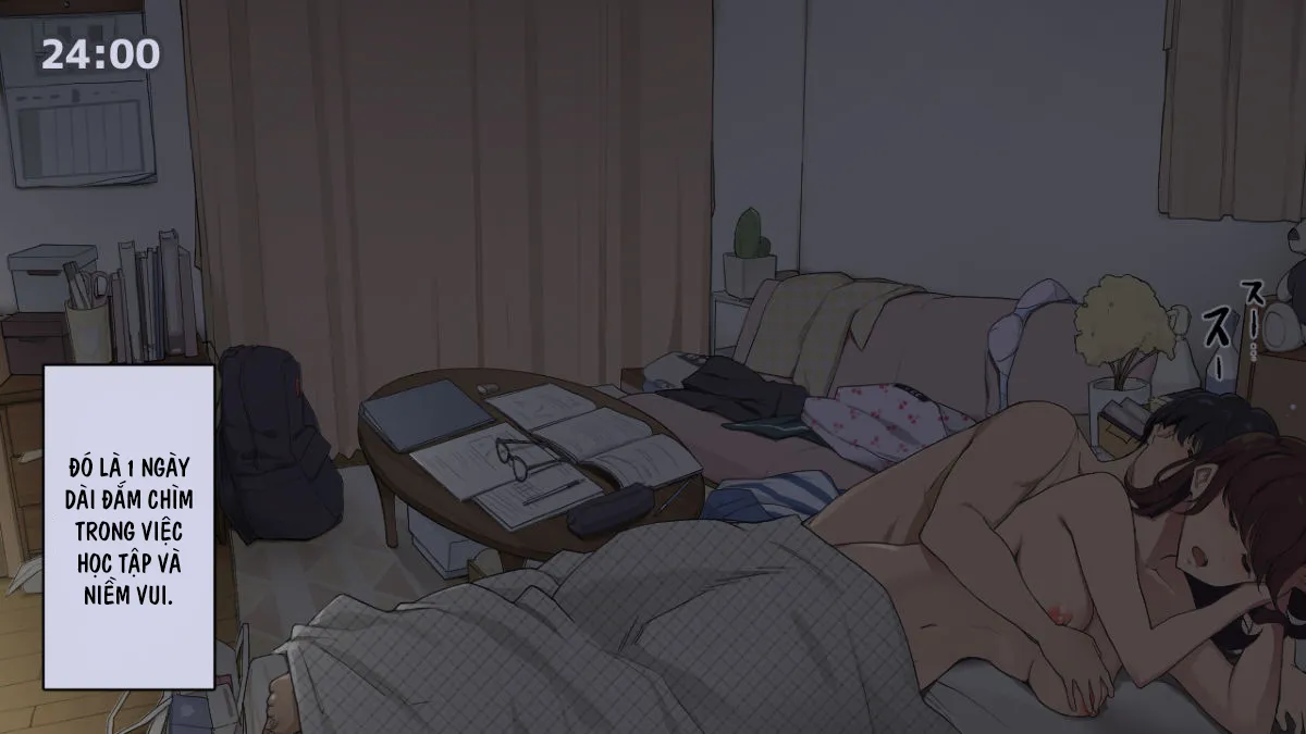 HentaiVN.net - Ảnh 17 - Chuẩn bị cho kỳ thi cùng bạn tôi [Hitorigurashi no Joshidaisei no Oheya, Tomodachi to Ichinichi Shuuchuu shite Benkyoukai shiyou to Kimeta Hi] - Chap 1