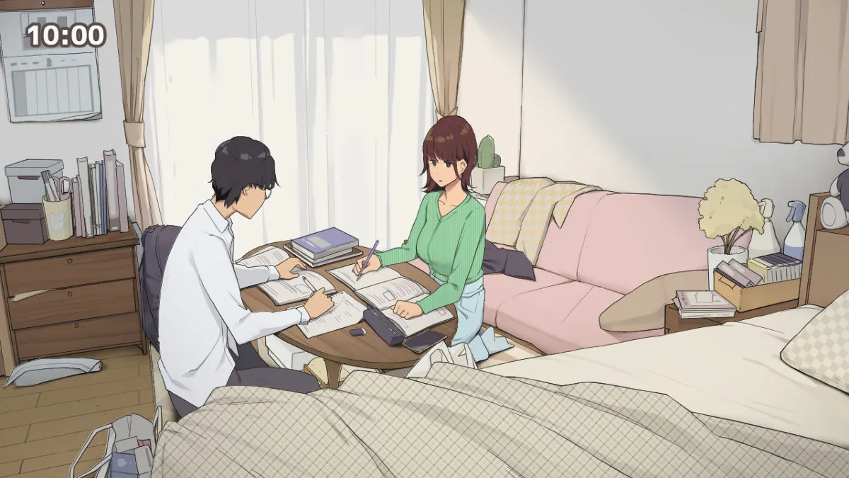 HentaiVN.net - Ảnh 3 - Chuẩn bị cho kỳ thi cùng bạn tôi [Hitorigurashi no Joshidaisei no Oheya, Tomodachi to Ichinichi Shuuchuu shite Benkyoukai shiyou to Kimeta Hi] - Chap 1
