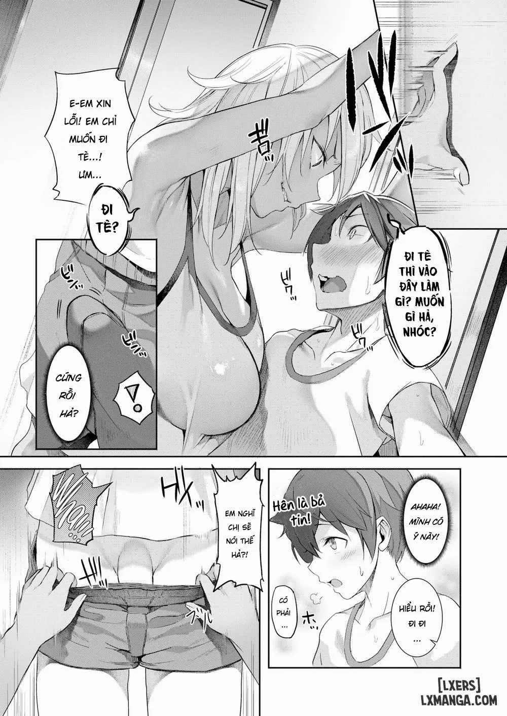 HentaiVN.net - Ảnh 4 - The Kogal Sister at My Friend’s House - Chap 1