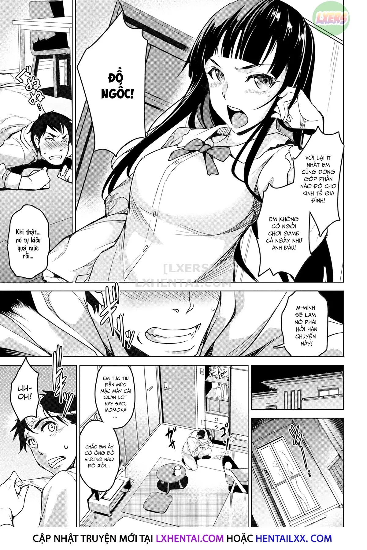 HentaiVN.net - Ảnh 4 - Trường hợp khi em gái tôi làm XX - Chap 1