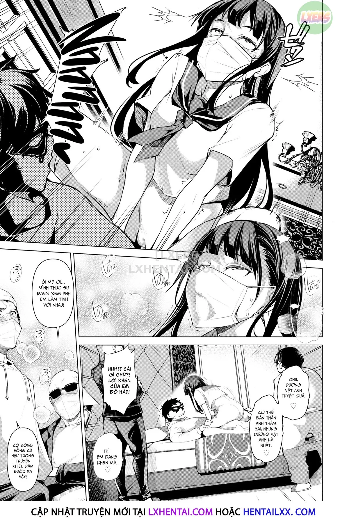 HentaiVN.net - Ảnh 4 - Trường hợp khi em gái tôi làm XX - Chap 2