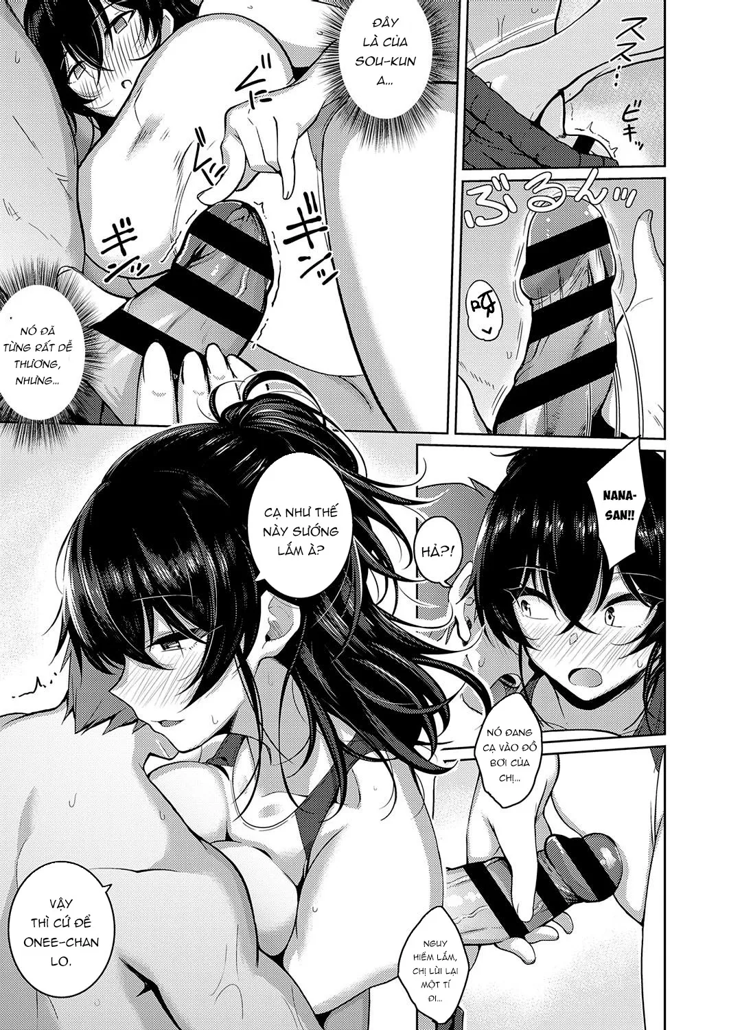 HentaiVN.net - Ảnh 12 - Onee-chan wa Shinpaishou - Chap 3