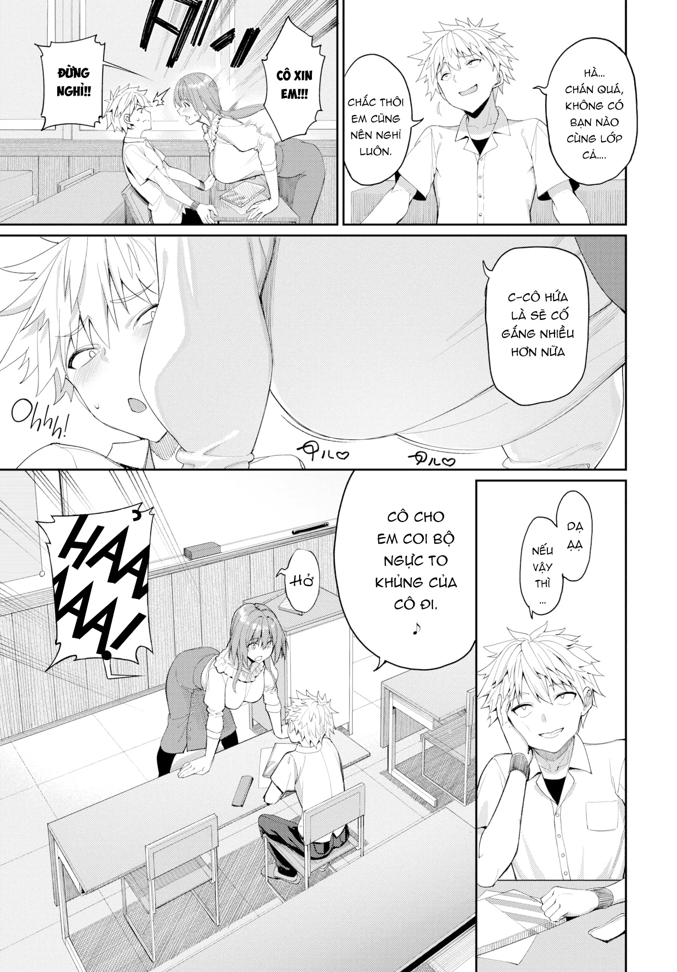 HentaiVN.net - Ảnh 6 - Phương Pháp Giảng Dạy Bằng Ngực Của Kaede Sensei - Chap 1