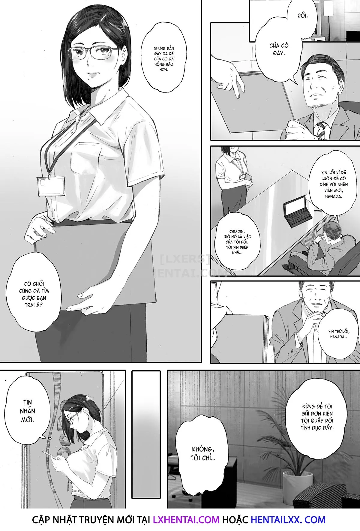 HentaiVN.net - Ảnh 17 - Middle-Aged Miss Hanada's Defloration - Chap 1