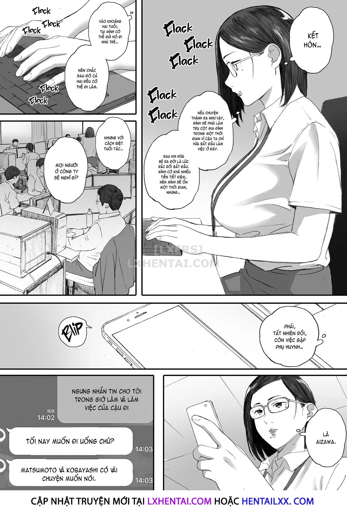 HentaiVN.net - Ảnh 35 - Middle-Aged Miss Hanada's Defloration - Chap 1