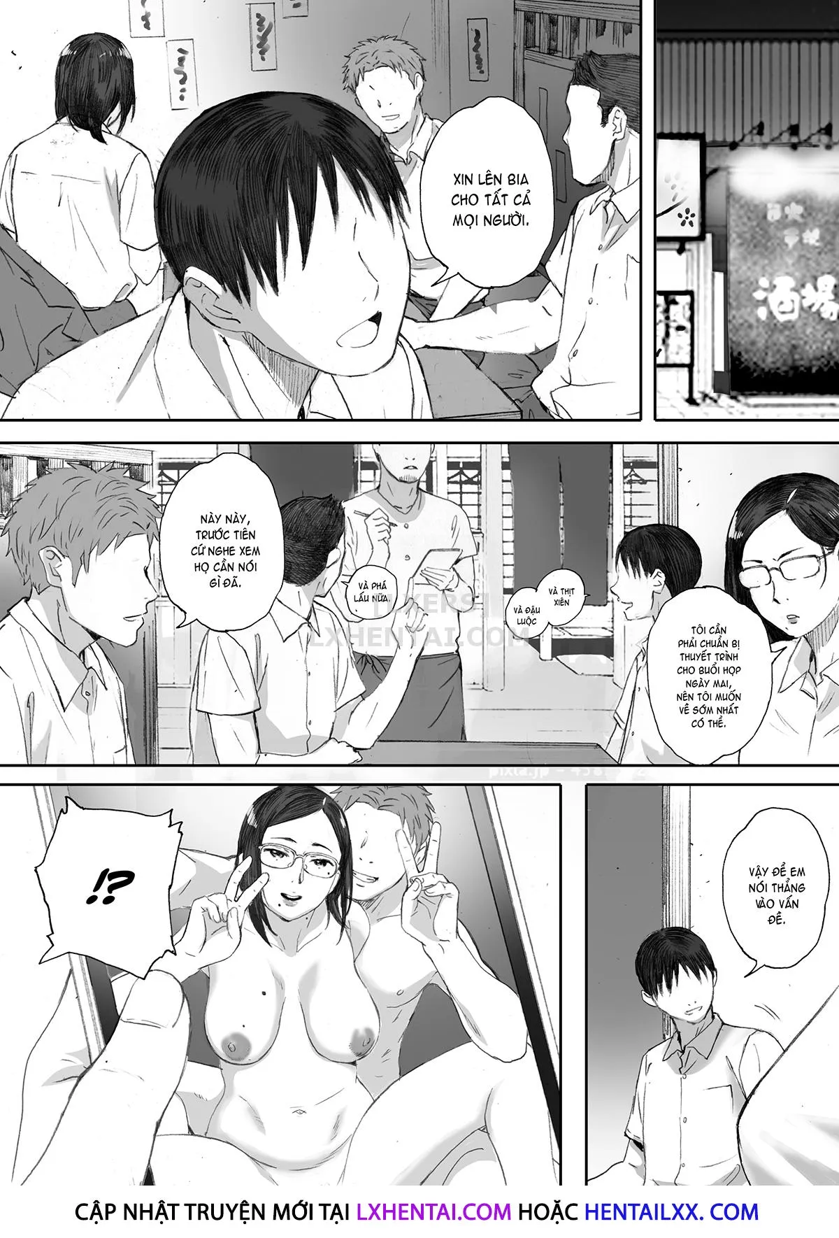 HentaiVN.net - Ảnh 36 - Middle-Aged Miss Hanada's Defloration - Chap 1