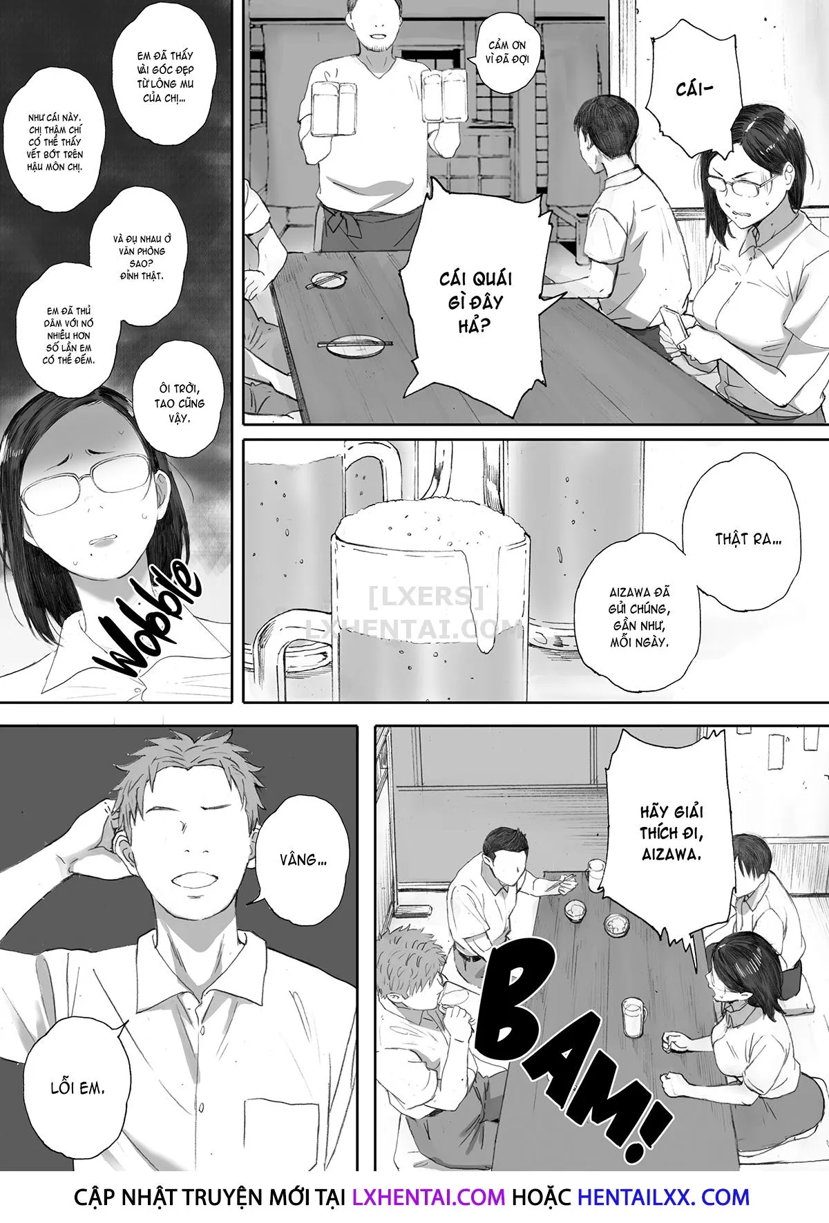 HentaiVN.net - Ảnh 37 - Middle-Aged Miss Hanada's Defloration - Chap 1