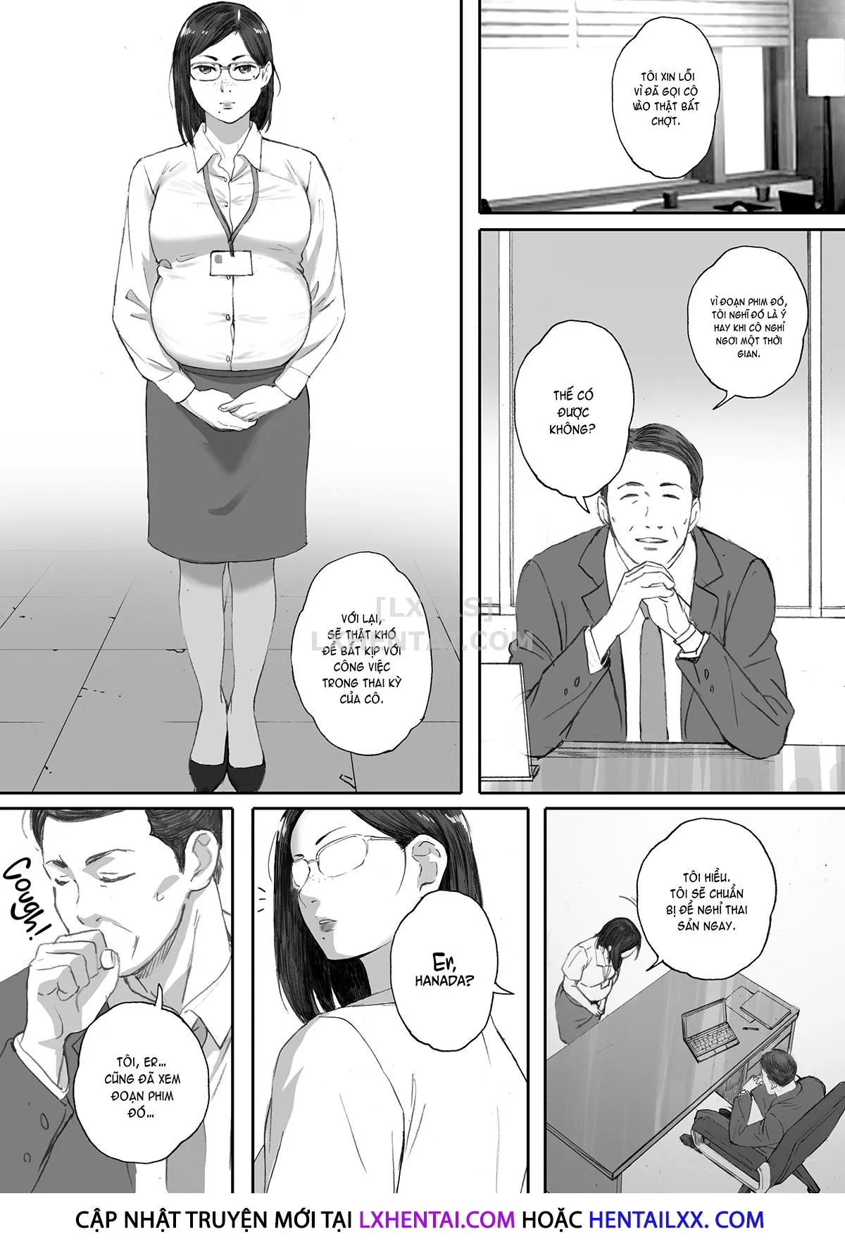 HentaiVN.net - Ảnh 55 - Middle-Aged Miss Hanada's Defloration - Chap 1
