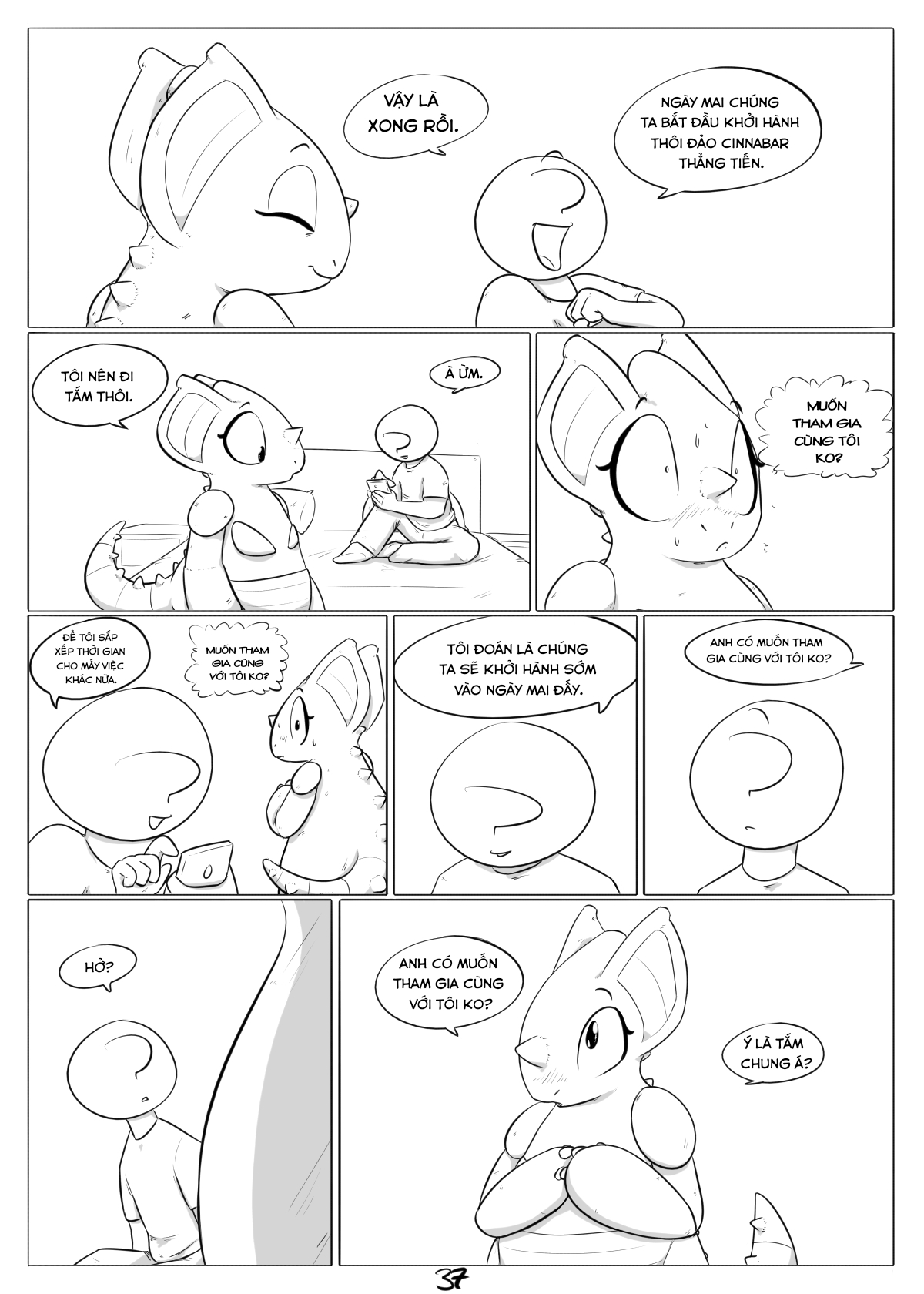 HentaiVN.net - Ảnh 37 - Cuộc phiêu lưu kỳ thú của nidoqueen - Chap 4