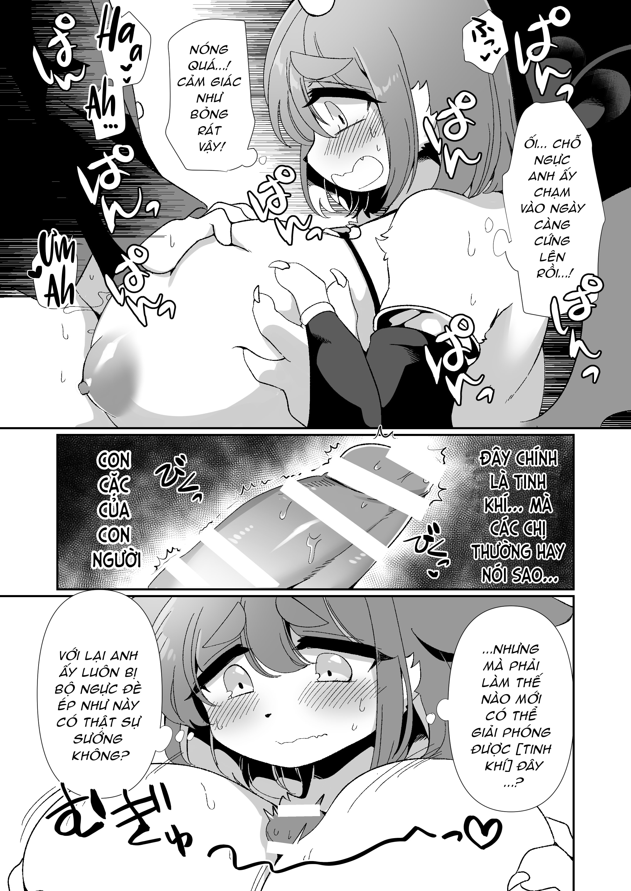 HentaiVN.net - Ảnh 12 - Em xin lỗi... Nhưng mà chưa được đâu...! - Chap 1