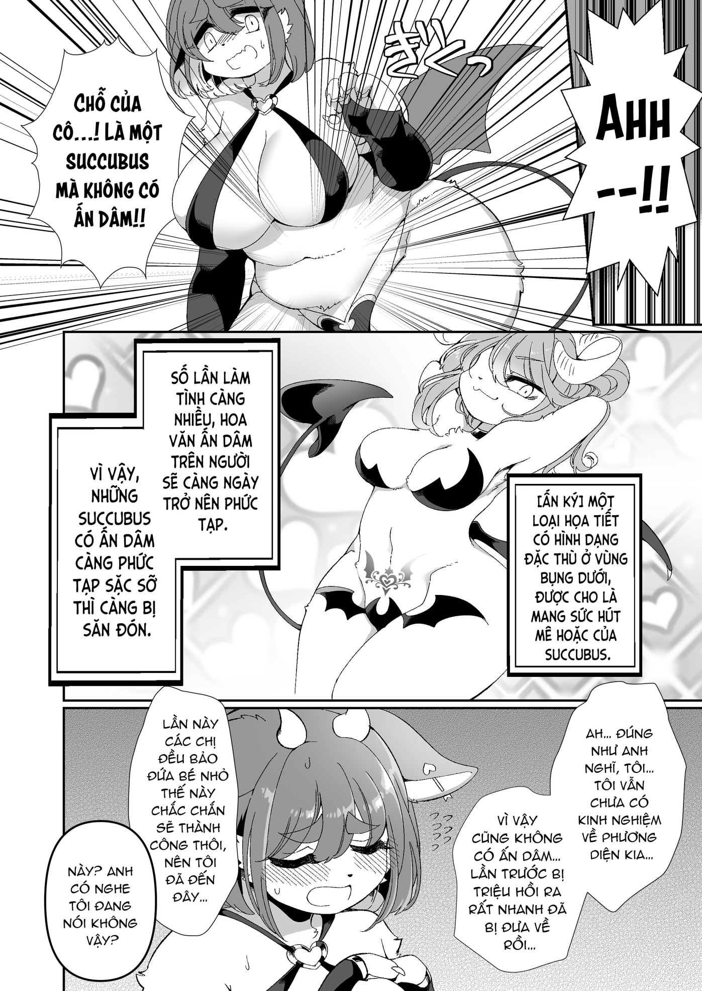 HentaiVN.net - Ảnh 7 - Em xin lỗi... Nhưng mà chưa được đâu...! - Chap 1
