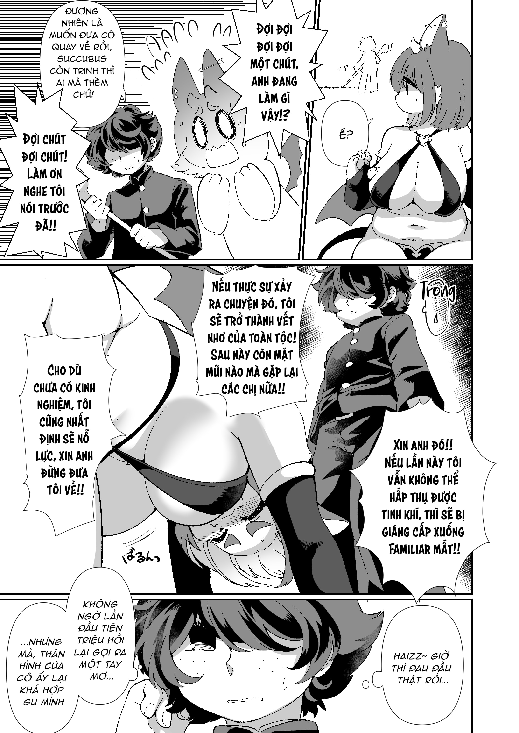 HentaiVN.net - Ảnh 8 - Em xin lỗi... Nhưng mà chưa được đâu...! - Chap 1