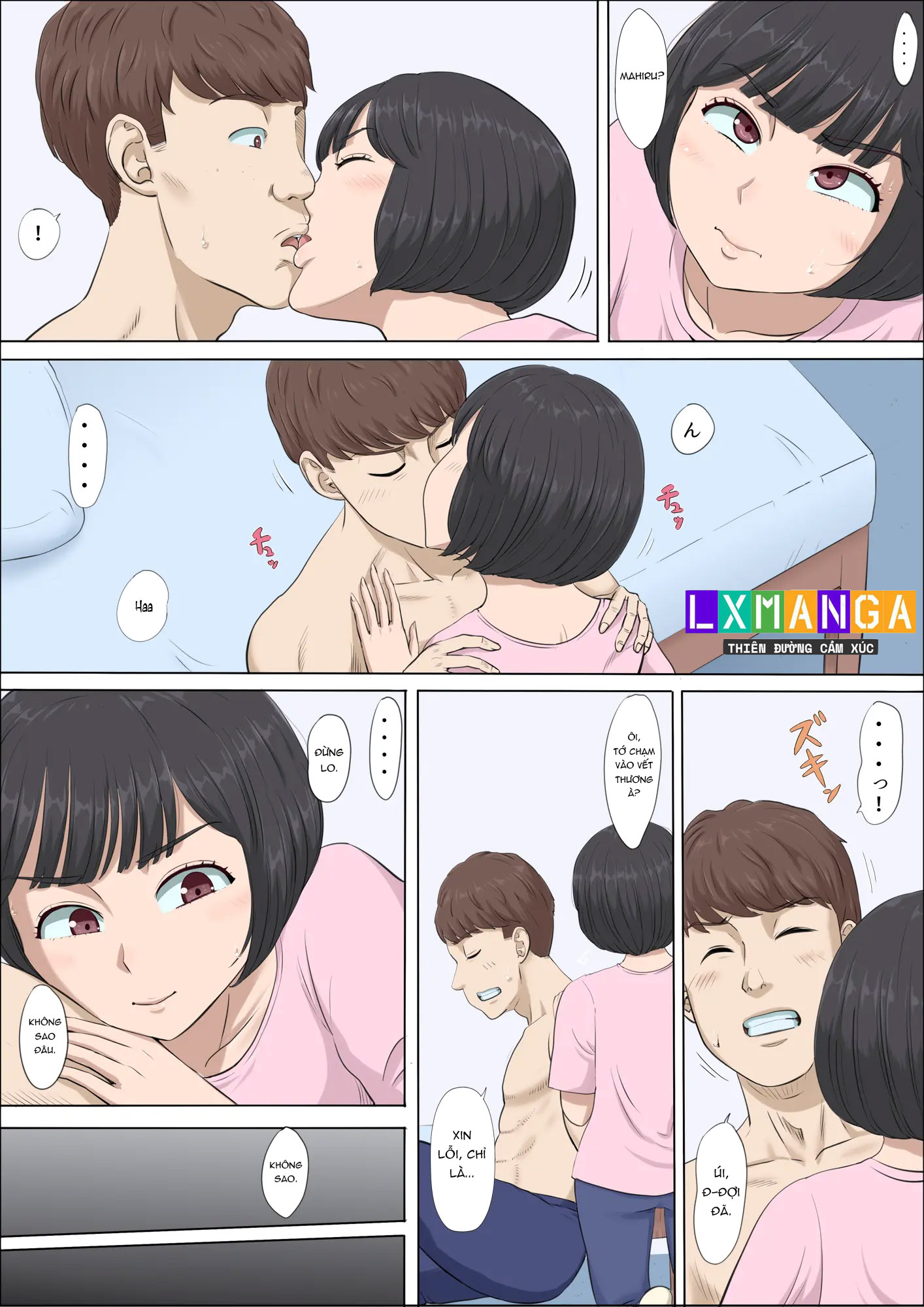 HentaiVN.net - Ảnh 18 - Mahiru to numata, wana ni hamerareta kanojo - Chap 5