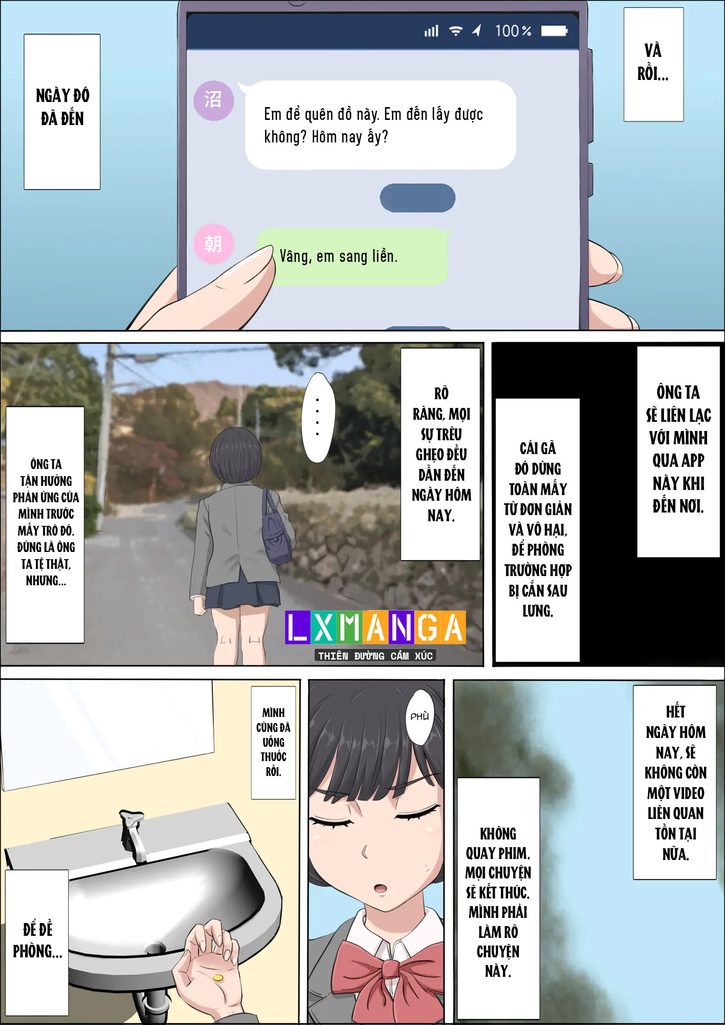 HentaiVN.net - Ảnh 19 - Mahiru to numata, wana ni hamerareta kanojo - Chap 5