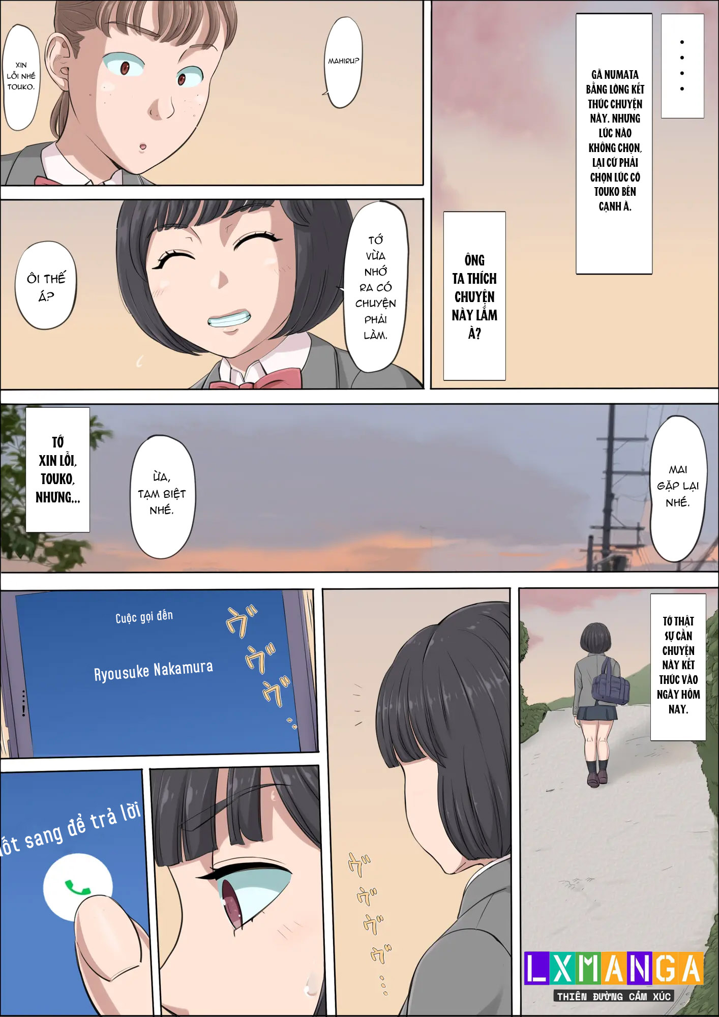 HentaiVN.net - Ảnh 27 - Mahiru to numata, wana ni hamerareta kanojo - Chap 5