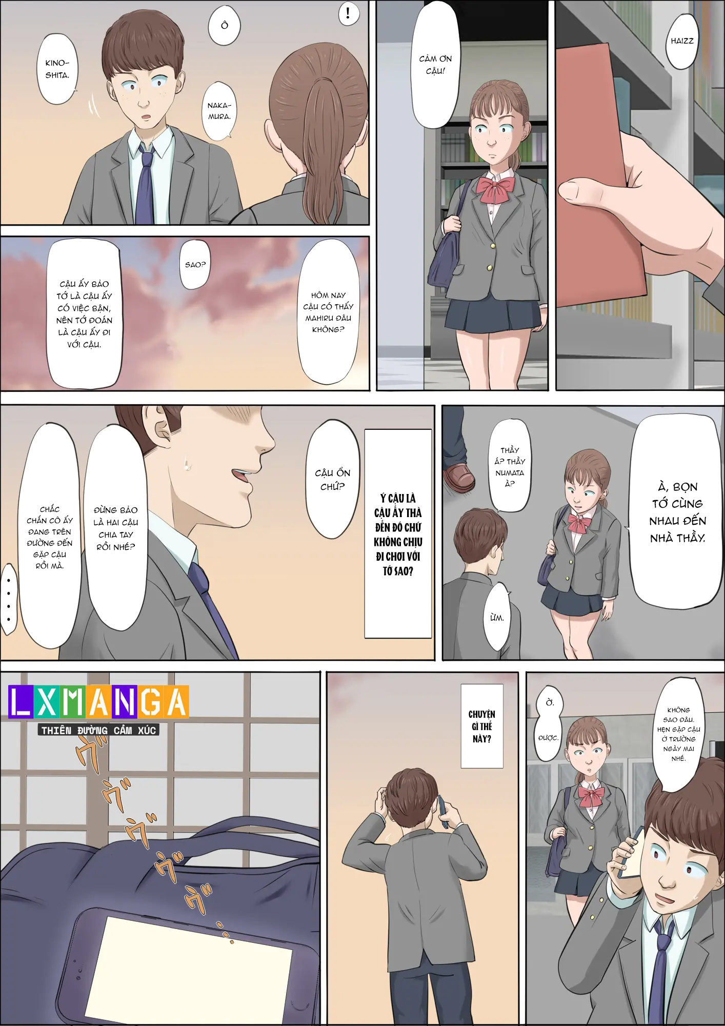 HentaiVN.net - Ảnh 40 - Mahiru to numata, wana ni hamerareta kanojo - Chap 5