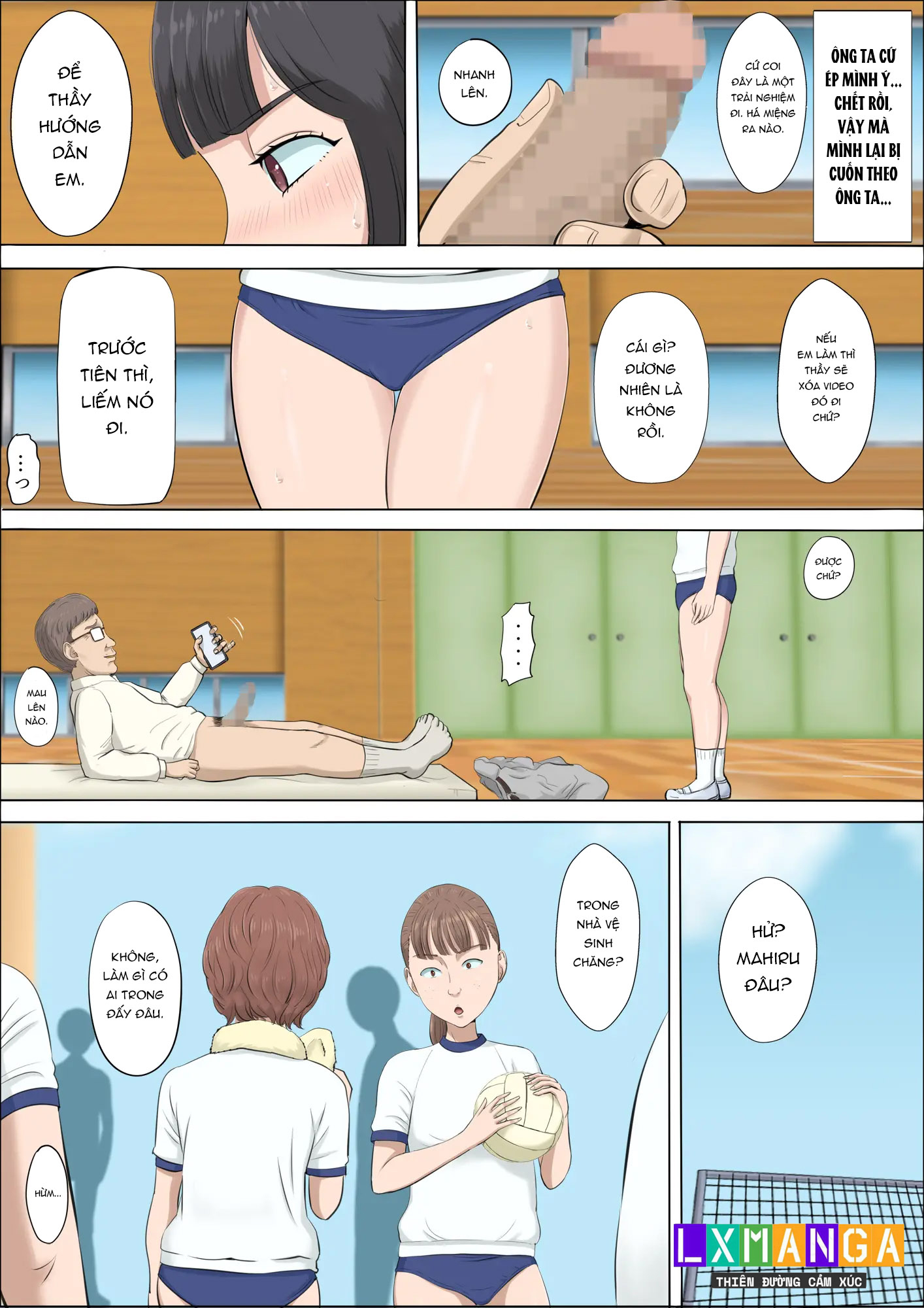 HentaiVN.net - Ảnh 9 - Mahiru to numata, wana ni hamerareta kanojo - Chap 5