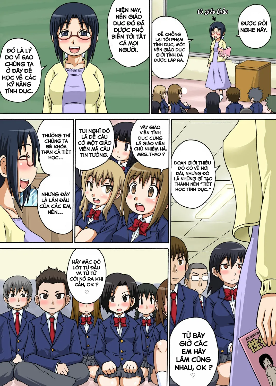 HentaiVN.net - Ảnh 4 - Classmate to Ecchi Jugyou [Lớp học tình dục] - Chap 1