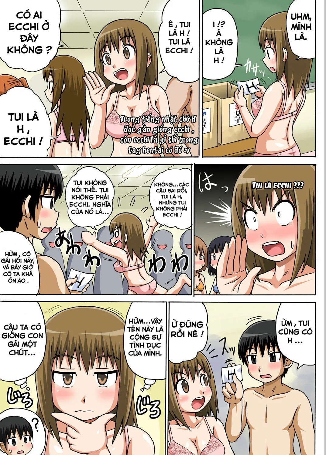 HentaiVN.net - Ảnh 9 - Classmate to Ecchi Jugyou [Lớp học tình dục] - Chap 1