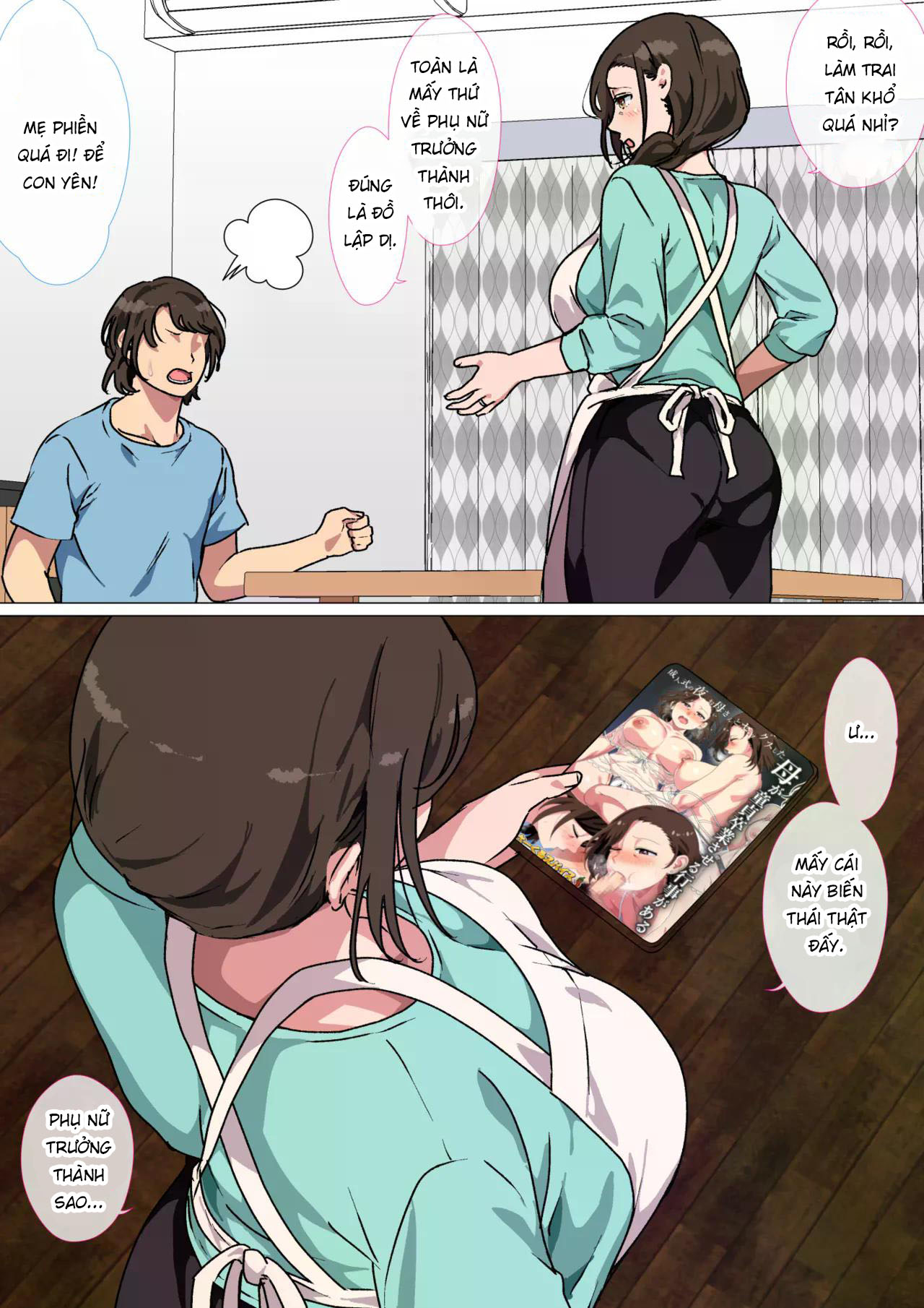 HentaiVN.net - Ảnh 3 - Haha ga Ecchi na Chouhatsu Shite Kita node Gaman Dekizu ni Hangeki Shimashita - Chap 1