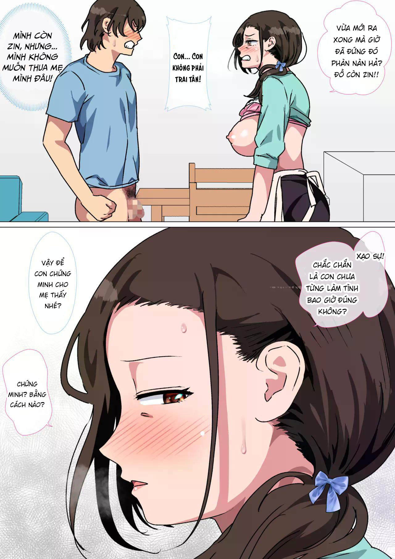 HentaiVN.net - Ảnh 30 - Haha ga Ecchi na Chouhatsu Shite Kita node Gaman Dekizu ni Hangeki Shimashita - Chap 1