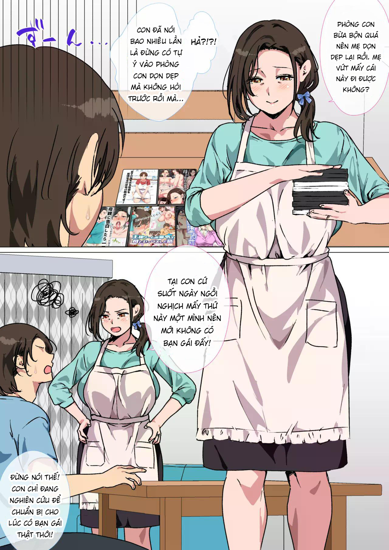 HentaiVN.net - Ảnh 9 - Haha ga Ecchi na Chouhatsu Shite Kita node Gaman Dekizu ni Hangeki Shimashita - Chap 1