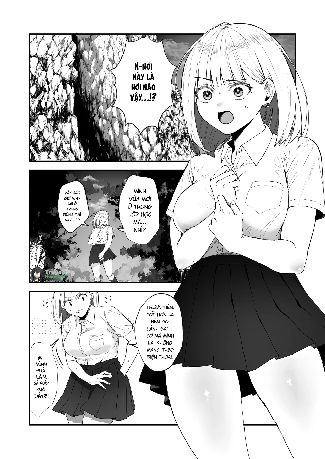 HentaiVN.net - Ảnh 3 - Isekai Ten i × JK × Mushi - Chap 1