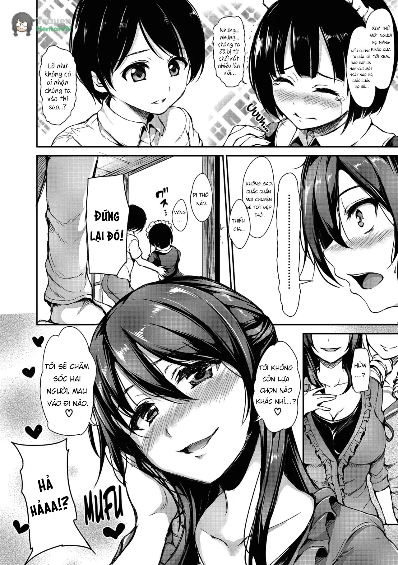 HentaiVN.net - Ảnh 14 - At Home Harem Fudeoro Sisters - Chap 1