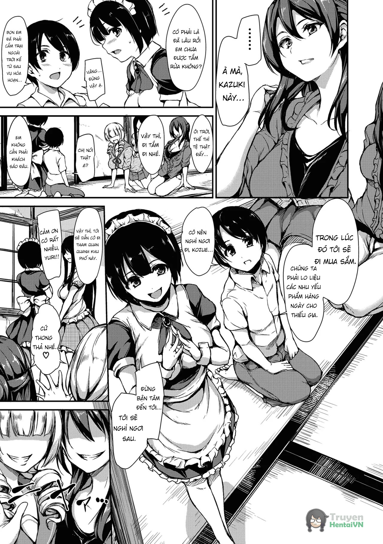 HentaiVN.net - Ảnh 17 - At Home Harem Fudeoro Sisters - Chap 1