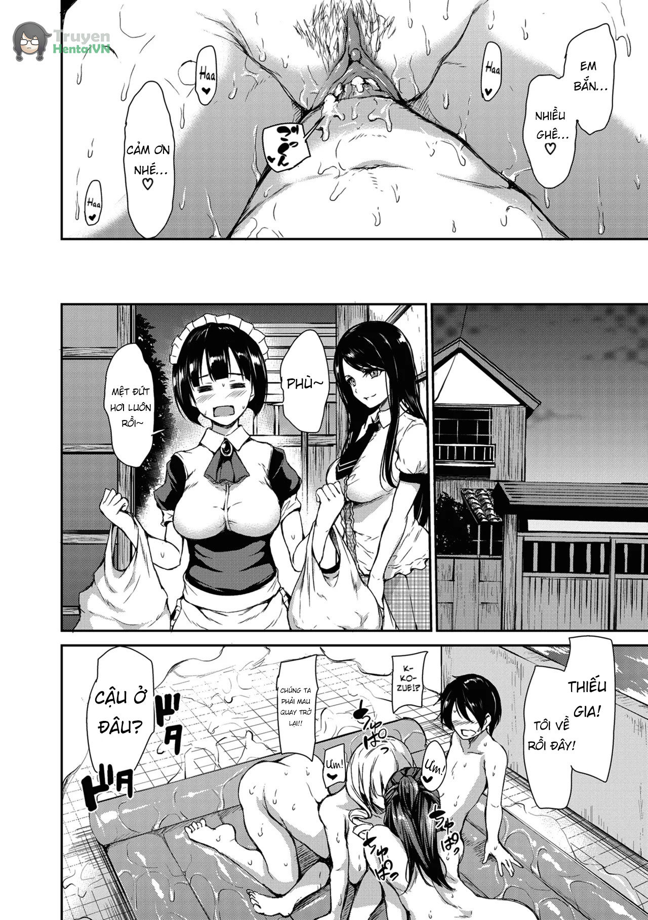 HentaiVN.net - Ảnh 44 - At Home Harem Fudeoro Sisters - Chap 1