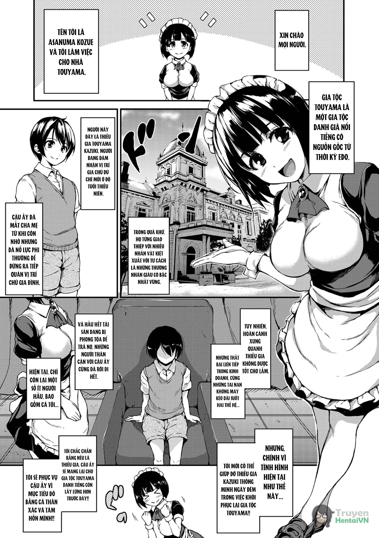 HentaiVN.net - Ảnh 9 - At Home Harem Fudeoro Sisters - Chap 1