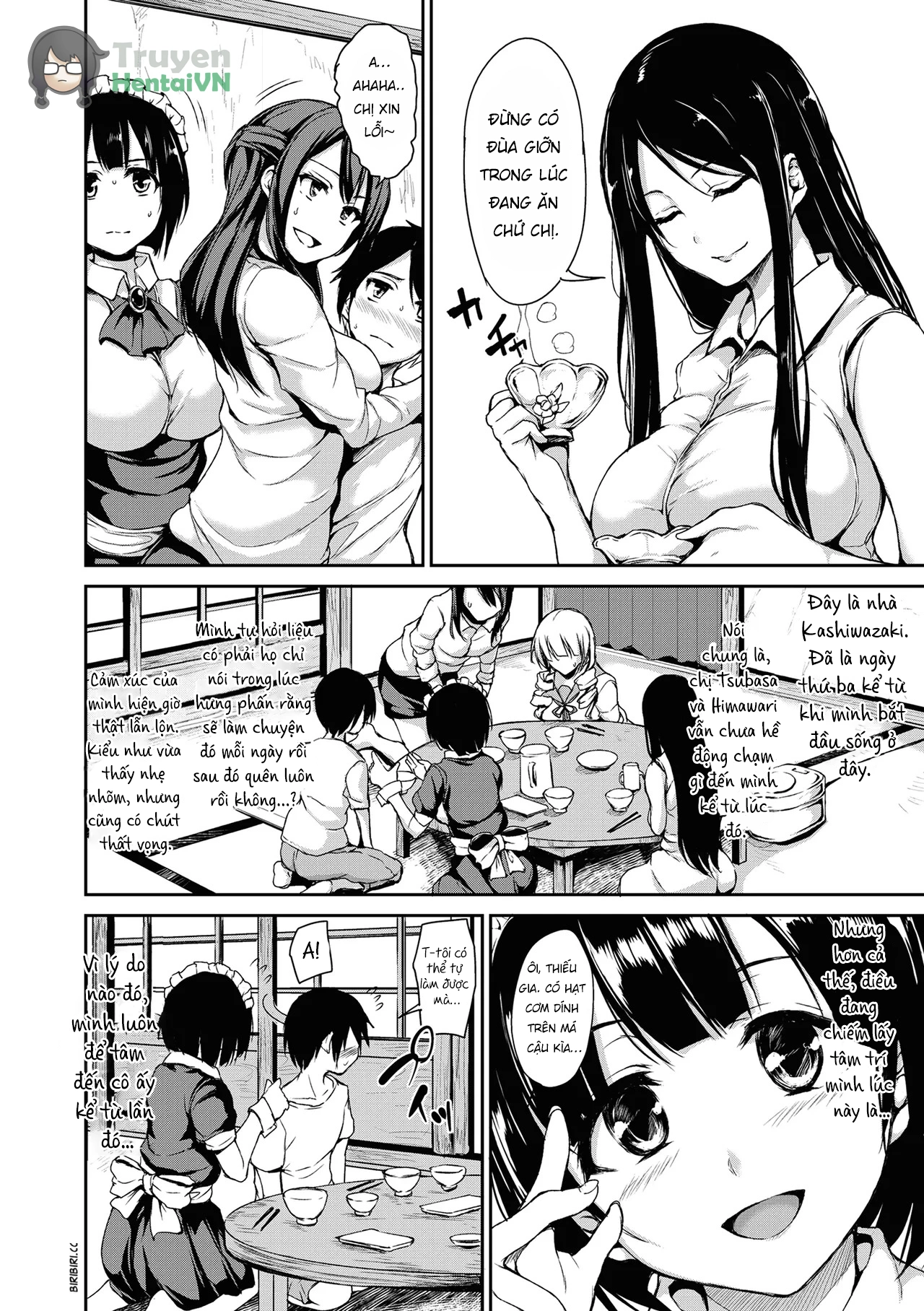 HentaiVN.net - Ảnh 3 - At Home Harem Fudeoro Sisters - Chap 2