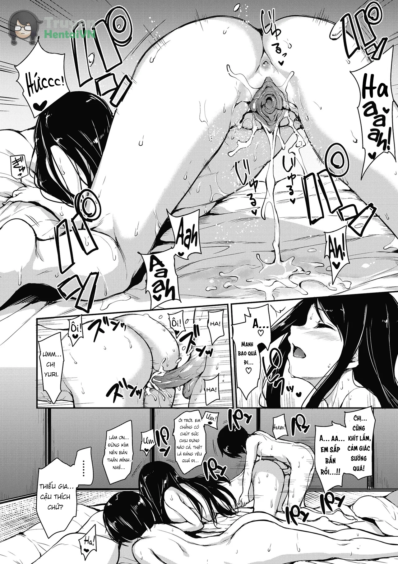 HentaiVN.net - Ảnh 32 - At Home Harem Fudeoro Sisters - Chap 2