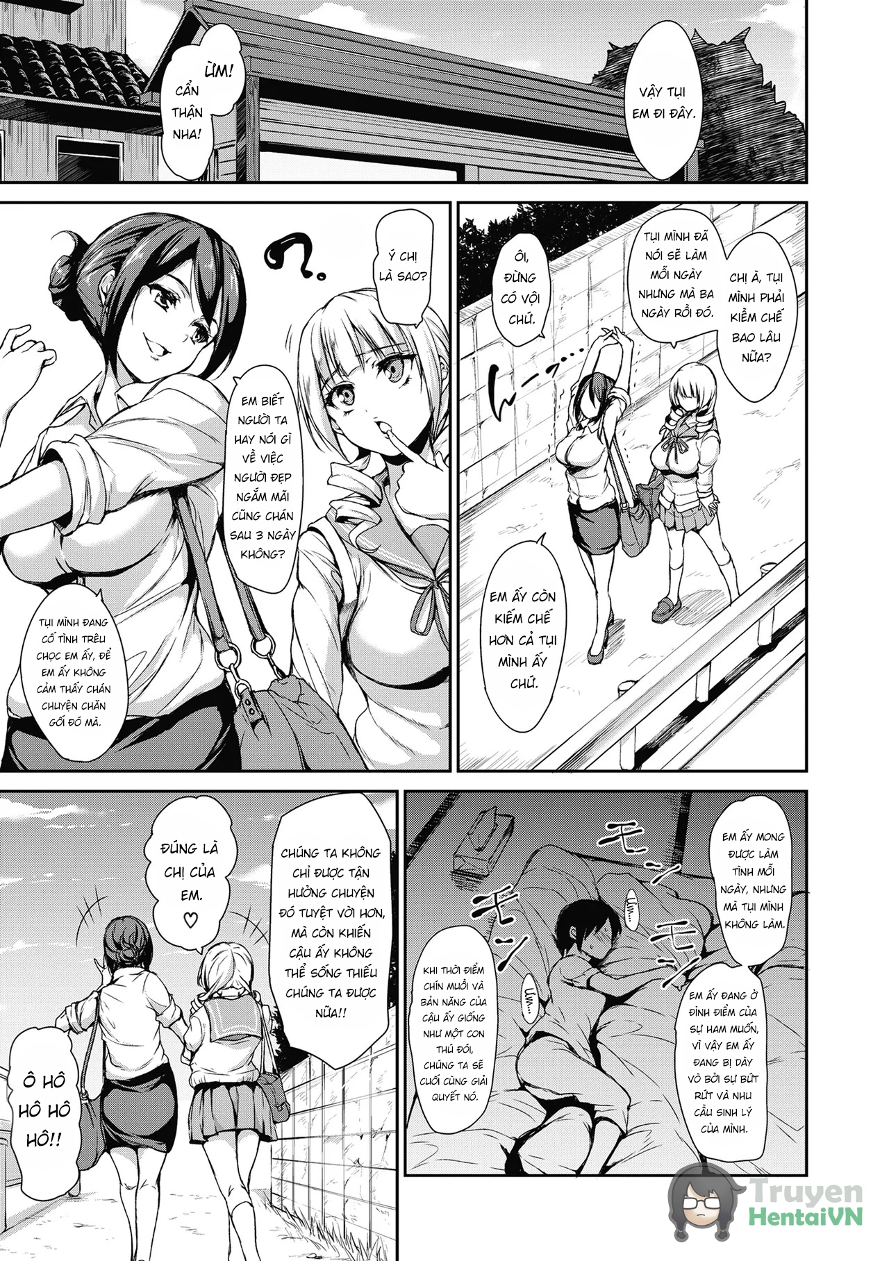 HentaiVN.net - Ảnh 4 - At Home Harem Fudeoro Sisters - Chap 2
