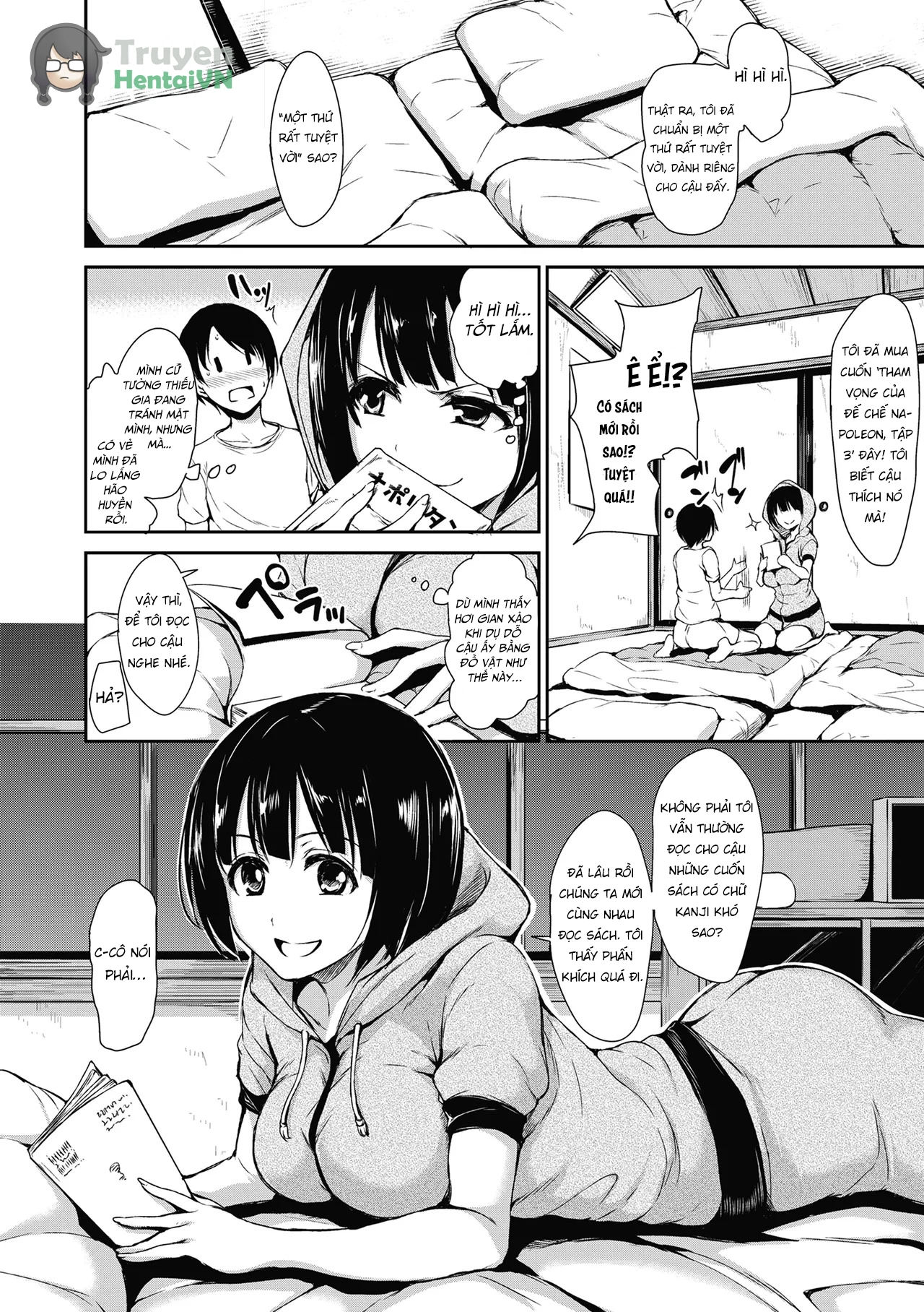 HentaiVN.net - Ảnh 9 - At Home Harem Fudeoro Sisters - Chap 2