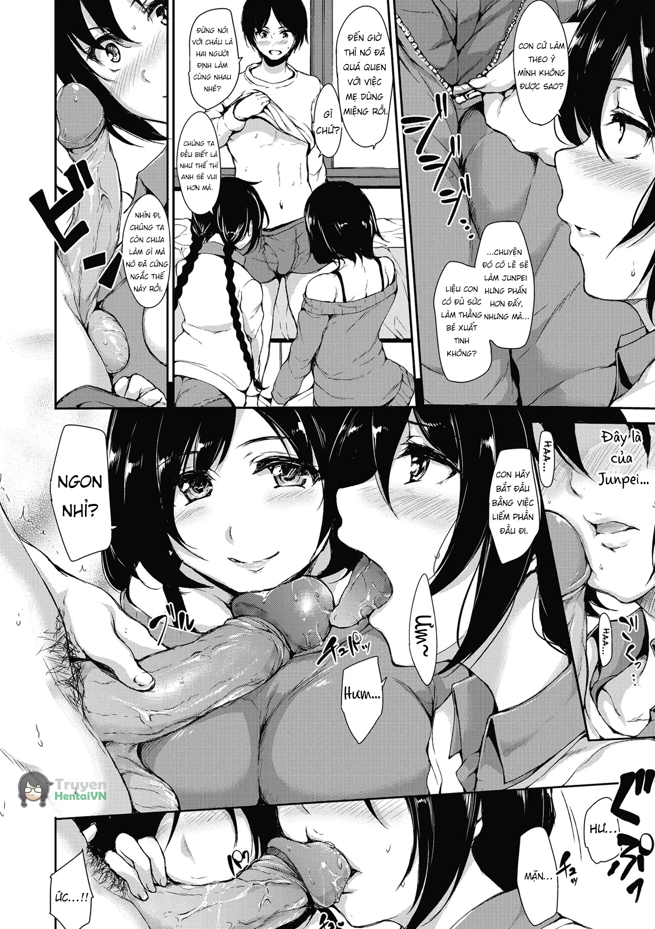 HentaiVN.net - Ảnh 20 - At Home Harem Fudeoro Sisters - Chap 5