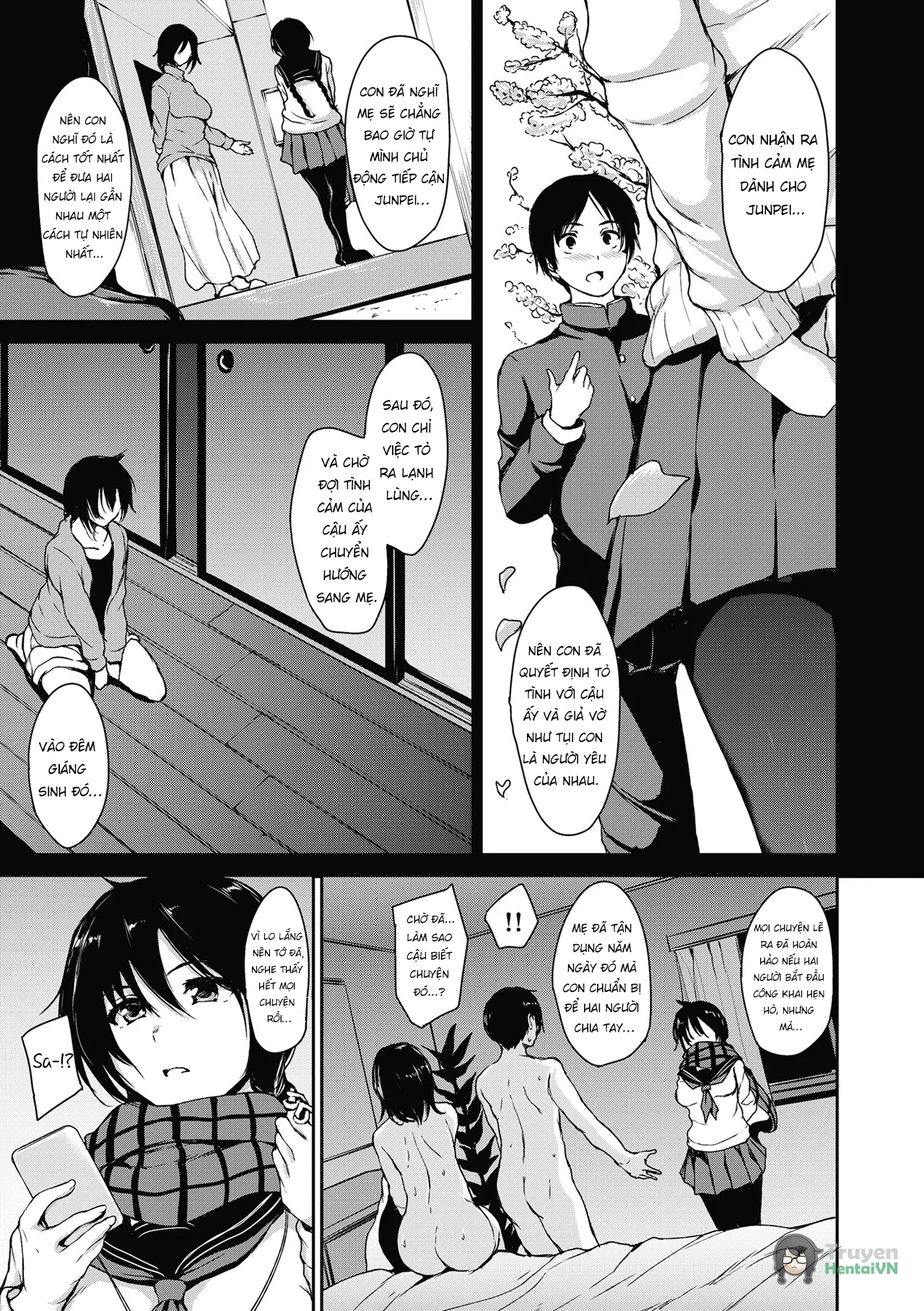 HentaiVN.net - Ảnh 7 - At Home Harem Fudeoro Sisters - Chap 5