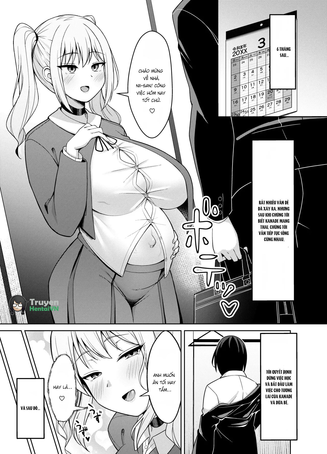 HentaiVN.net - Ảnh 30 - Ani Love Koushitsudo Chounyuu Imouto ni Semararete Haramasechau Hanashi - Chap 1